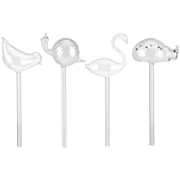Fellibay - Dispositivos de riego automático para plantas con diseño de pájaro- cisne- caracol y escarabajo- 4 unidades